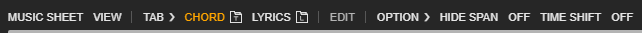 SHEET TOOLBAR