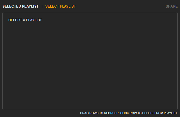 SHARE A PLAYLIST